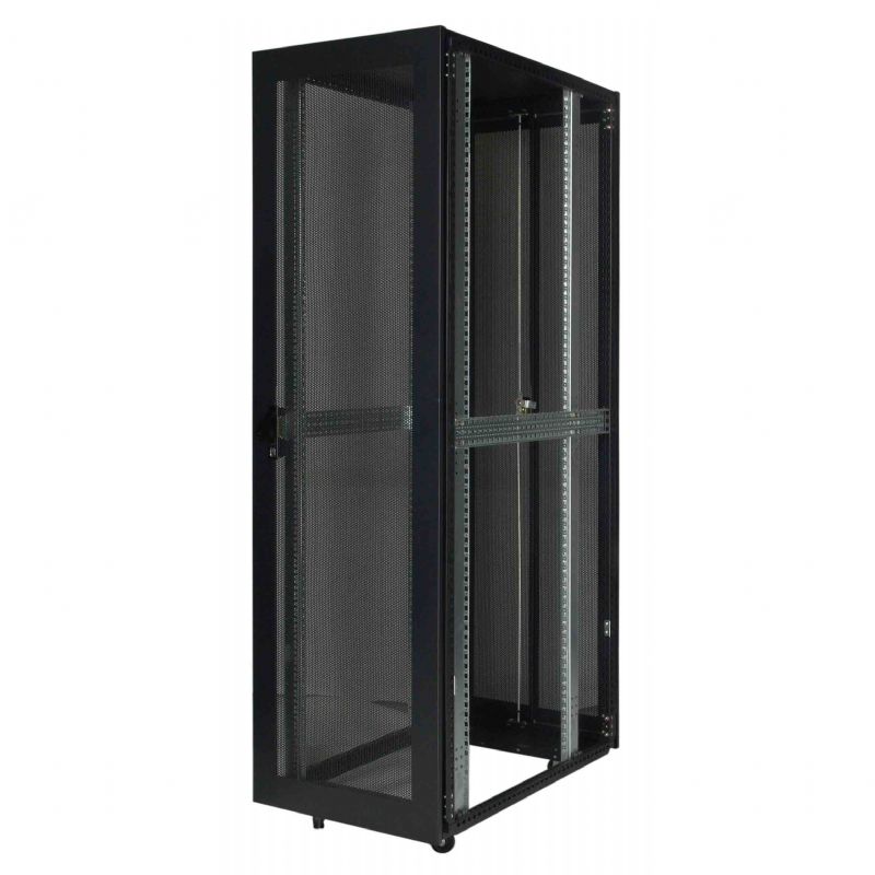 Double pipes profiled structure single section server rack