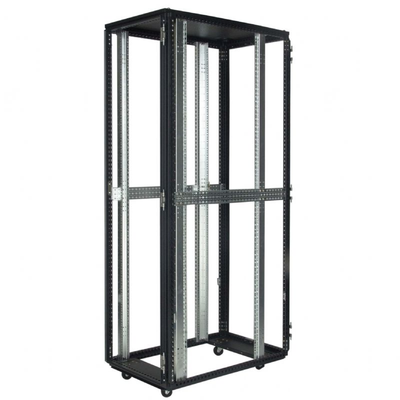 Double pipes profiled structure single section server rack
